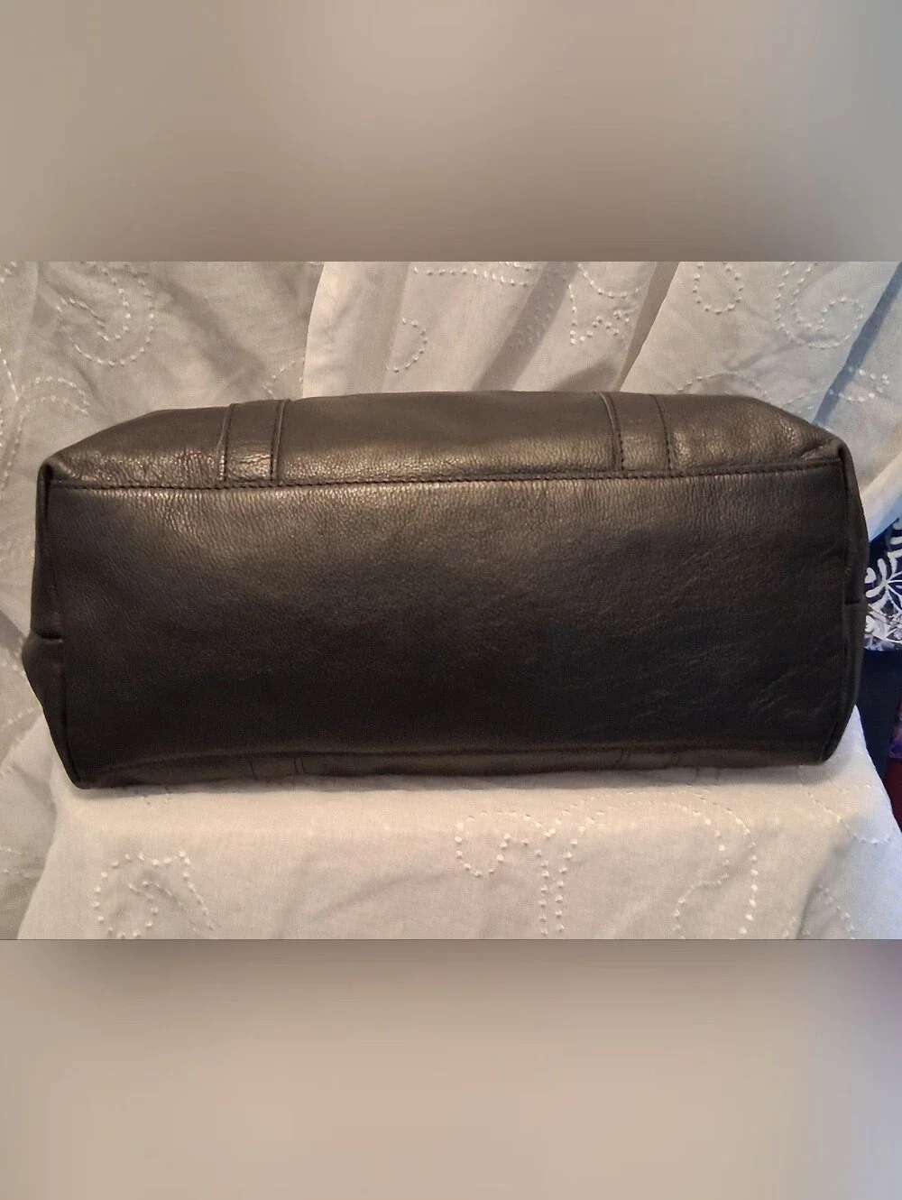 Assots London Black Leather Tote Bag